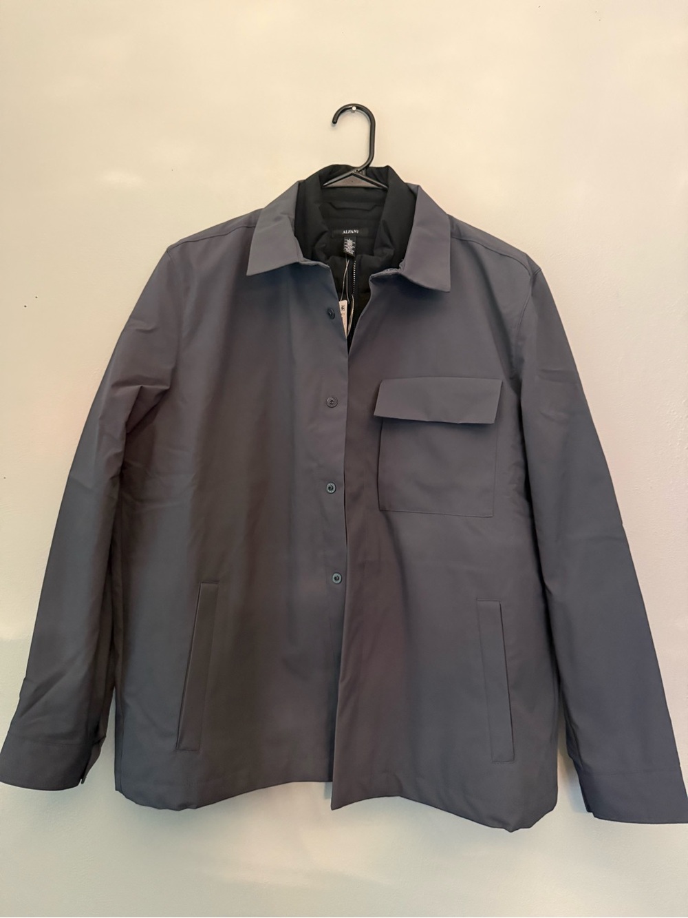 Alfani Men's Gray Modular Shirt Jacket